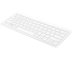 HP 350 kompaktiška kelių įrenginių belaidė Bluetooth klaviatūra, balta