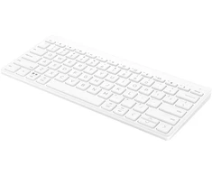 HP 350 kompaktiška kelių įrenginių belaidė Bluetooth klaviatūra, balta