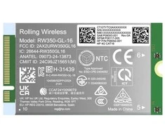 HP 4G LTE Modem m.2 WWAN Cat 16 Mobile Broadband Cellular (compatible with WWAN-ready ProBook EliteBook 4 6 - G1i G1a - 13 14 16) (Pažeista pakuotė)