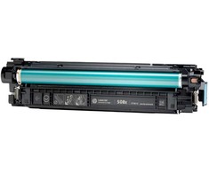 HP 508X didelės talpos žydro spalvos originali „LaserJet“ tonerio kasetė, 9500 puslapių, žydra, 1 vnt.