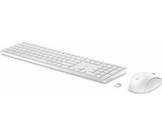 Klaviatūra ir pelė HP 650 Baltas (650 Belaidė klaviatūra and M)