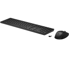 HP 650 Belaidė klaviatūra ir pelė Combo, Wireless, RF belaidė, Membrane, QWERTY, Juodas, su pele