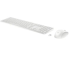 Klaviatūra HP STORE 3PL, Full-size (100%), Wireless, RF belaidė, Baltas, su pele
