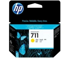 Hewlett Packard (HP) HP 711 Geltona rašalo kasetė, 29 ml, skirta HP DesignJet T120, T520