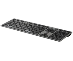 HP 720 Įkraunama belaidė klaviatūra, skirta įvairiems įrenginiams, pilno dydžio (100 %), belaidė, USB + „Bluetooth“, mechaninė, QWERTY, juoda