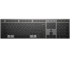 HP 725 daugiafunkcė įkraunama belaidė klaviatūra, viso dydžio (100%), belaidė, RF belaidė + Bluetooth, juoda