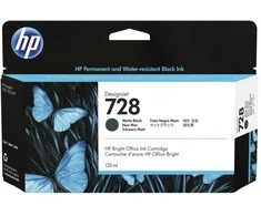 Hewlett Packard (HP) HP 728 juoda mat (3WX25A) 130 ml