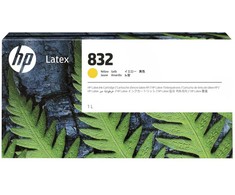 Hewlett Packard (HP) HP 832 1L Geltona Latex Ink Cartridge