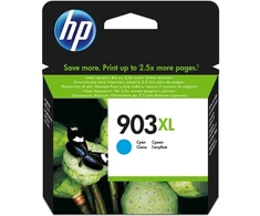 HP 903XL didelio našumo žydras originalus rašalo kasetė, didelis, žydras, pigmentiniai rašalai, 8,5 ml, 1 vnt., vienas paketas