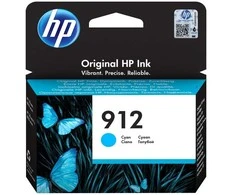 HP 912 originali žydro rašalo kasetė, standartinio našumo, žydras, pigmentinis rašalas, 2,9 ml, 1 vnt., 315 puslapių