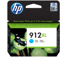 HP 912XL didelės talpos žydro spalvos originali rašalo kasetė, didelės (XL) talpos, žydras, pigmentinis rašalas, 8,5 ml, 1 vnt., 700 puslapių