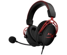 HP HyperX Cloud Alpha - Ausinės Žaidimams (Juodas-Raudona), su laidu, 13 - 27000 Hz, Gaming, 298 g, Ausinės, Juodas, Raudona
