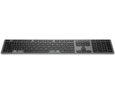 HP 720 Įkraunama belaidė klaviatūra, skirta įvairiems įrenginiams, pilno dydžio (100 %), belaidė, USB + „Bluetooth“, mechaninė, QWERTY, juoda