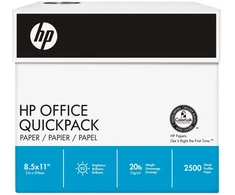 HP Biuro popierius – 2500 lapų/A4/210 x 297 mm, lazerinis spausdinimas, A4 (210×297 mm), matinis, 2500 lapų, 80 g/m², baltas