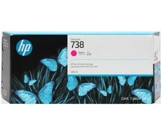 Hewlett Packard (HP) HP 738 (676M7A) Rašalinė kasetė, Purpurinė