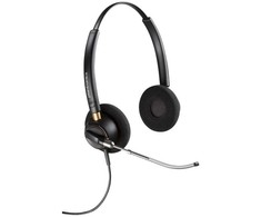 Hewlett Packard (HP) Poly EncorePro 520V Dvipusės Ausinės VoiceTube +Quick Disconnect EMEA-INTL English Loc-Euro kištukas
