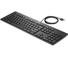 HP USB verslo plona klaviatūra, viso dydžio (100 %), laidinė, USB, juoda