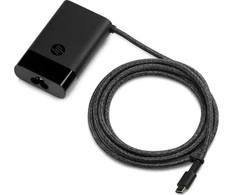 HP USB-C 65W Nešiojamas kompiuteris Charger, Nešiojamas kompiuteris, Indoor, 5,9,12,15,20 V, 65 W, USB Type-C, Juodas