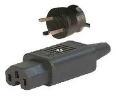 Hewlett Packard (HP) HPE Maitinimo laidas DK EDB į C15 1,8 m juodas