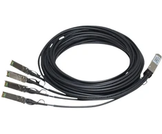 HPE X240 tiesioginio prijungimo varinis skirstytuvas - Tinklo kabelis - SFP+ į QSFP+ - 3 m - skirta HPE 5900AF-48 FlexFabric 1.92, 11908, 12902 ProLiant e910t 2U