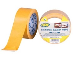 hpx Dvigubai lipni universali juosta, balta, 50 mm x 25 m