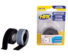HPX užtrauktukas su kabliuku ir kilpele, rūšiuotas, 2x 20mm x 1m