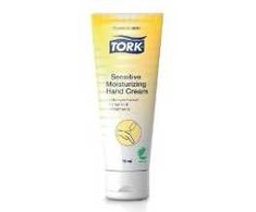 Rankų kremas Tork Sensitive Moisturizing Hand Kreminis 75ml su gulbės ženklu, be kvapo, 10 vnt./kartoninėje dėžutėje