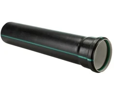 Huliot Doo Eur Tylusis kanalizacijos vamzdis Ø32mm - 32x500mm garsą slopinantis kanalizacijos vamzdis su 1 įmova