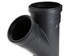 Huliot Doo Eur Tyli atšaka Nr. 110-110x45 - 110-110x45° garsą sugeriantis drenažo atšakos vamzdis