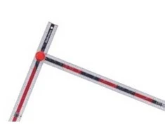 Hultafors Gipso kampas PS 90 - reguliuojamas 4 fiksuotose padėtyse - ašmenų ilgis 900 mm