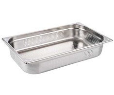 H.W.Larsen Valgykla 1/1 GN 13,4 l 53x32,5x10 cm perforuotas nerūdijantis plienas, vnt