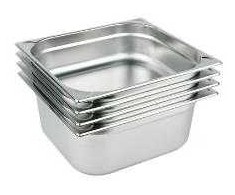 H.W.Larsen Gastronorm 1/2 GN 1 l padėklas 32,5x26,5x2 cm nerūdijantis plienas, vnt.