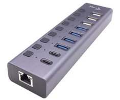I-TEC CHARGING HUB 9PORT LAN UK/USB 3.0/USB-C POWER ADAPTER 60W