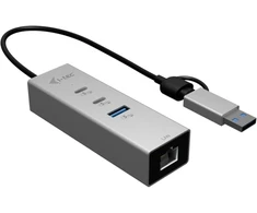 I-tec USB-C/USB-A metalinis šakotuvas 3 - 2x USB-C 1x USB-A 2.5GLAN