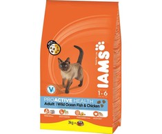 IAMS sausas maistas katėms su jūros žuvimi, 3kg