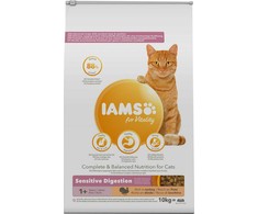 Iams CAT Vitality Adult Sens Digestion kalakutiena 10 kg