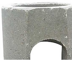 IBF Betoninis kūgis 200 mm - su įduba