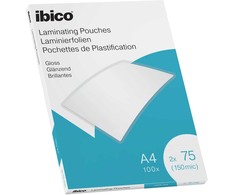 Ibico 627316, A4, Permatomas, 75 µm, Blizgus, 216 mm, 303 mm