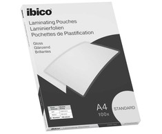 Ibico A4 125 mikronų standartinė laminavimo plėvelė