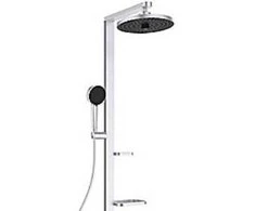 Ideal_Standa TERMOSTATINIS DUŠO KOMPLEKTAS ALU+ SIDABRINIS MATINIS