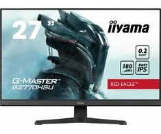 Monitorius IIYAMA G2770HSU-B6 G-Master Raudona Eagle 27 colių Fast IPS FHD FreeSync Premium 180Hz 1100:1 300cd/m2 0.2ms HDMI DP 4xUSB Juodas Garsiakalbiai
