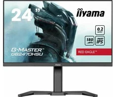 Monitorius IIYAMA GB2470HSU-B6 G-Master Raudona Eagle 24inch Fast IPS FHD FreeSync Premium 180Hz 1100:1 300cd/m2 0.2ms HDMI DP 4xUSB Juodas Garsiakalbiai