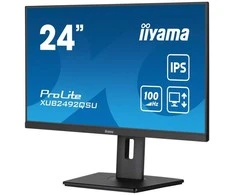 Monitorius iiyama ProLite XUB2492QSU-B1, 60.5 cm (23.8"), 2560 x 1440 pikselių, Quad HD, LED, 1 ms, Juodas