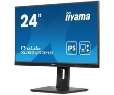 „IIYAMA XU2493HS-B6“ 24 colių ETE IPS monitorius su 1920x1080 100 Hz, 250 cd/m², garsiakalbiai, HDMI, DisplayPort