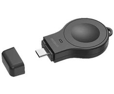Mini belaidis įkroviklis DELTACO, skirtas „Apple Watch“, USB-C, juodas / AWC-102 / 1902367