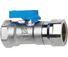 IMI Rutulinis vožtuvas TA 400 m/m 1/2'' su mėlyna rankena