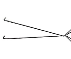 Import Lauridsen 6 mm dangtelių kabliukai (2 vnt.)