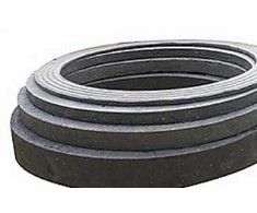 Import Viršutinis žiedas be įlaidos 600 x 50 mm - perdirbtas plastikas