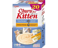 INABA CAT CHURU KITTEN VARIETY kačių skanėstas 20 x 14 g (280 g)