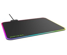 Kilimėlis Inca Gaming Speed 320x270x3 mm RGB 7 LED Juodas (IMP-024)
